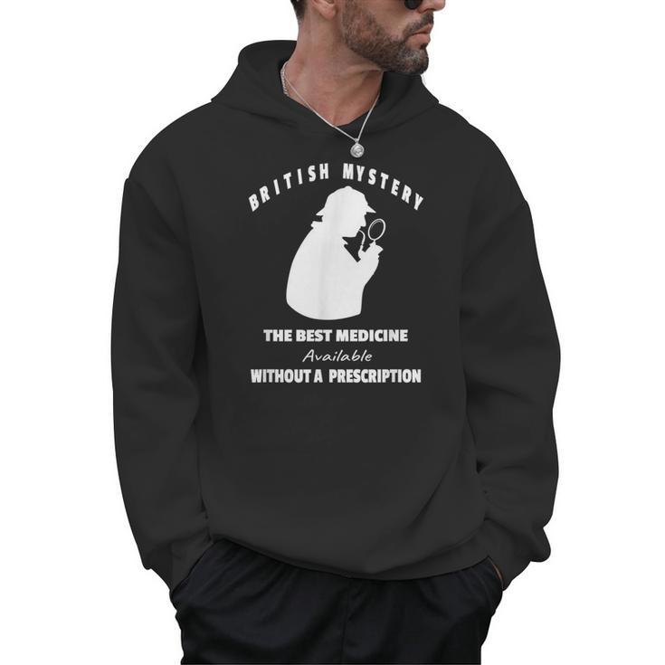 British Mystery Books Reader Crime Suspense Reading Lover Men Hoodie