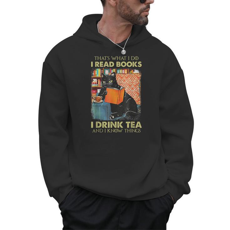 Bunny That's What I Do I Read Books And I Know Things Men Hoodie