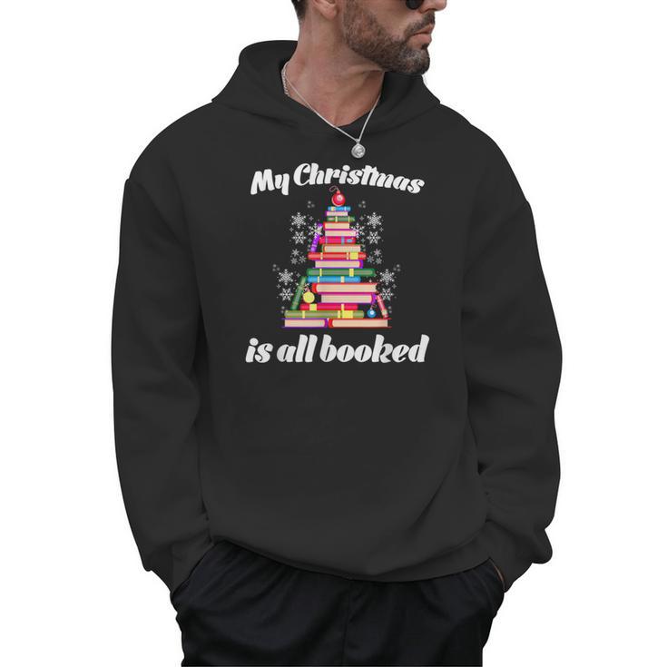 My Christmas Is All Booked Merry Bookmas For Book Lover Men Hoodie