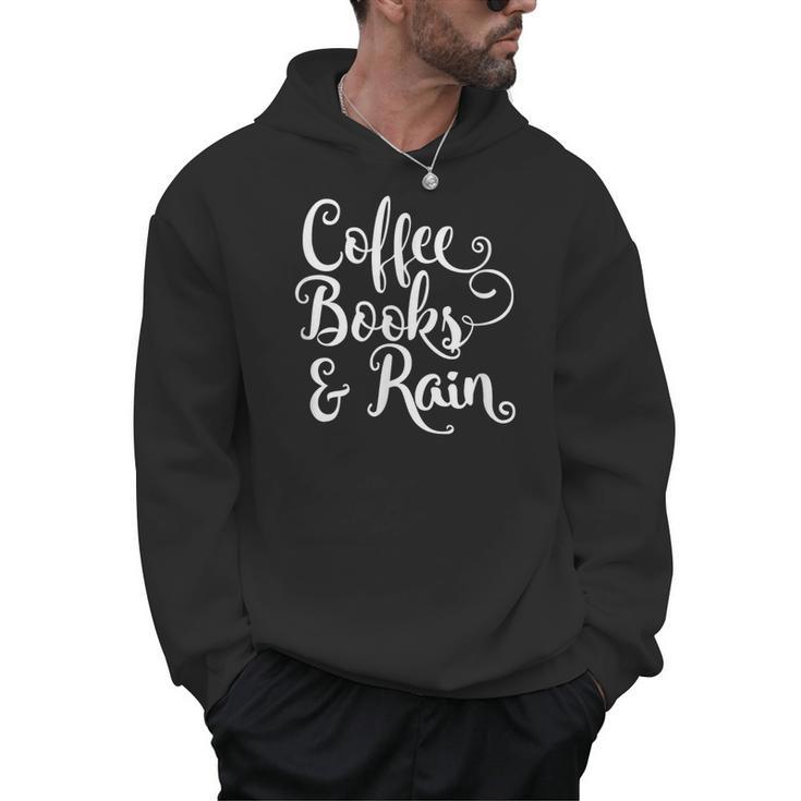 Coffee Books & Rain Shirt Men Hoodie