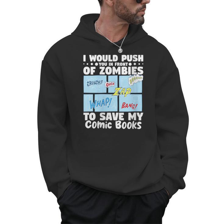 Comics Collecting Book Collector Guide Comics Lover Men Hoodie