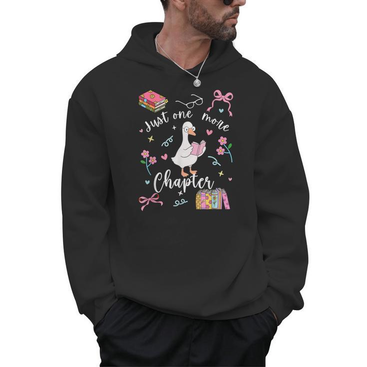 Cute Just One More Chapter Silly Goose Book Club Men Hoodie