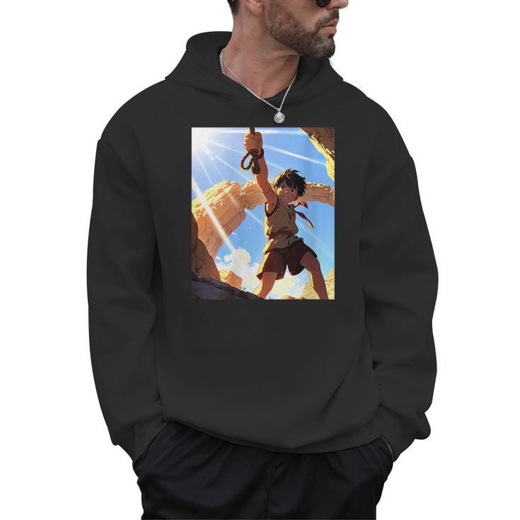 David And Goliath Bible Book Samuel King David Anime Manga Men Hoodie