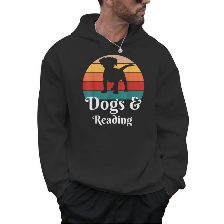 Dogs And Reading Books Men Hoodie