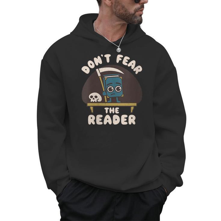 Don't Fear The Reader Kawaii Style Book Cartoon Men Hoodie