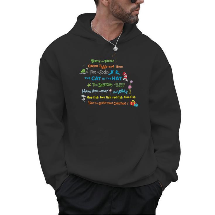 Dr Seuss Book Title Men Hoodie