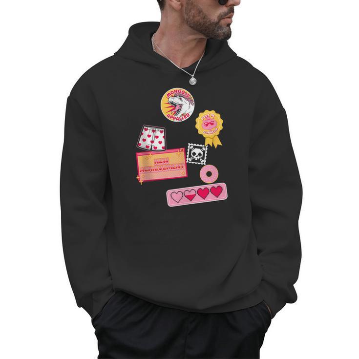 Dungeon Crawler Carl Colorful Sticker Collage LitRPG Book Men Hoodie