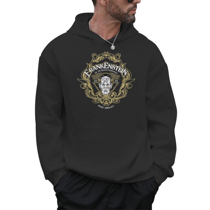 Frankenstein Book Victorian Badge Logo Men Hoodie