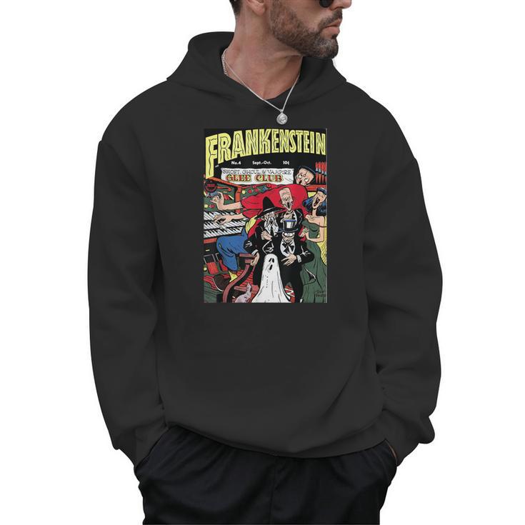 Frankenstein Halloween Horror Vintage Comic Book Retro Men Hoodie
