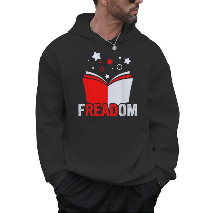 Freadom I Read Banned Books Banned Books Week Librarian Men Hoodie