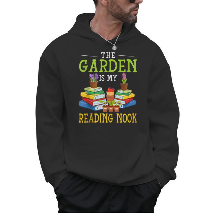 The Garden Is My Reading Nook Books Garden Men Hoodie