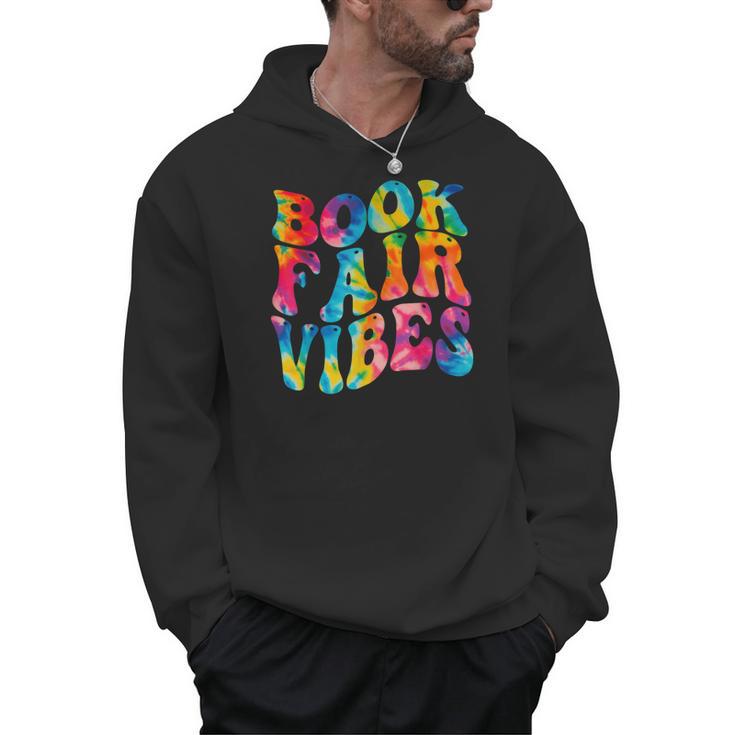Groovy 70s Book Fair Vibe Tie Dye Reading School Librarian Men Hoodie Groovy 70s Book Fair Vibe Tie Dye Reading School Librarian Men Hoodie