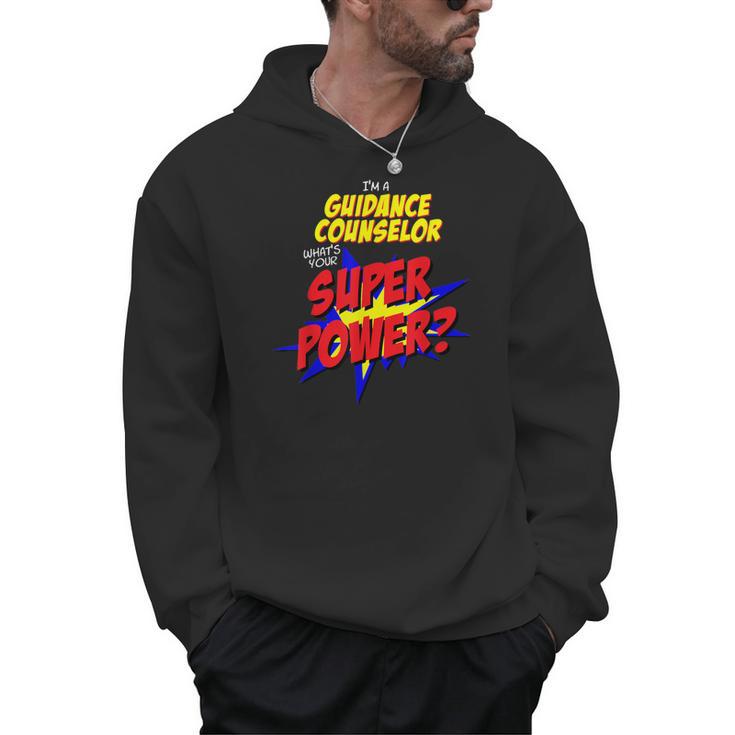 Guidance Counselor Teacher Superhero Superpower Comic Book Men Hoodie