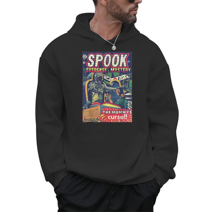 Halloween Horror Vintage Mummy Comic Book Retro Scary Men Hoodie