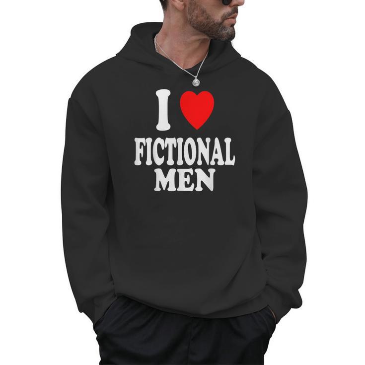I Heart Love Fictional Men Book Movies Literature Reading Men Hoodie