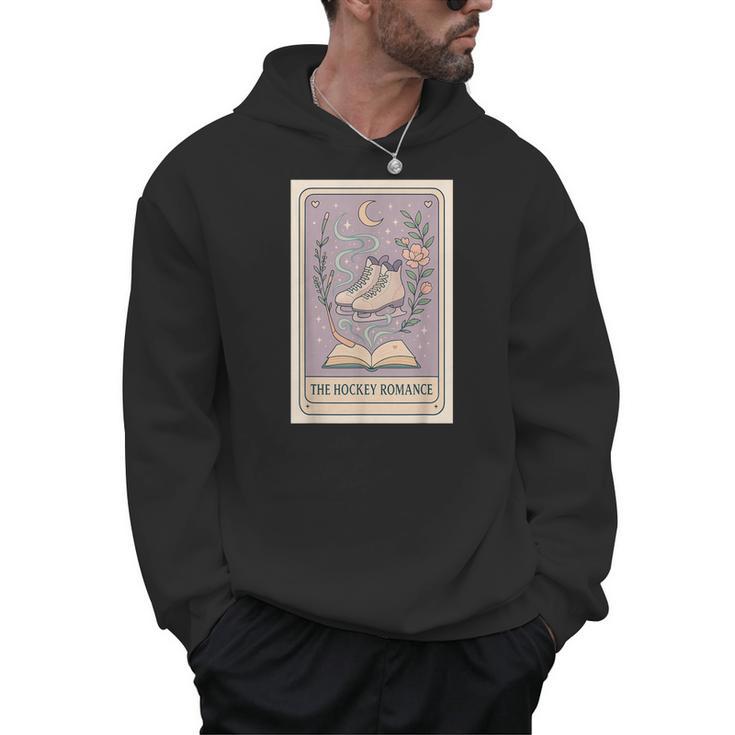 Hockey Romance Tarot Card Books Reader Cozy Reading Men Hoodie