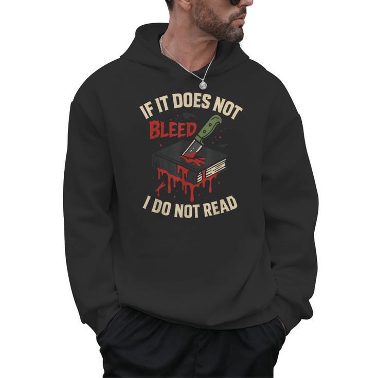 Horror Book Club Creepy Reader Gothic Fiction Thriller Fan Men Hoodie