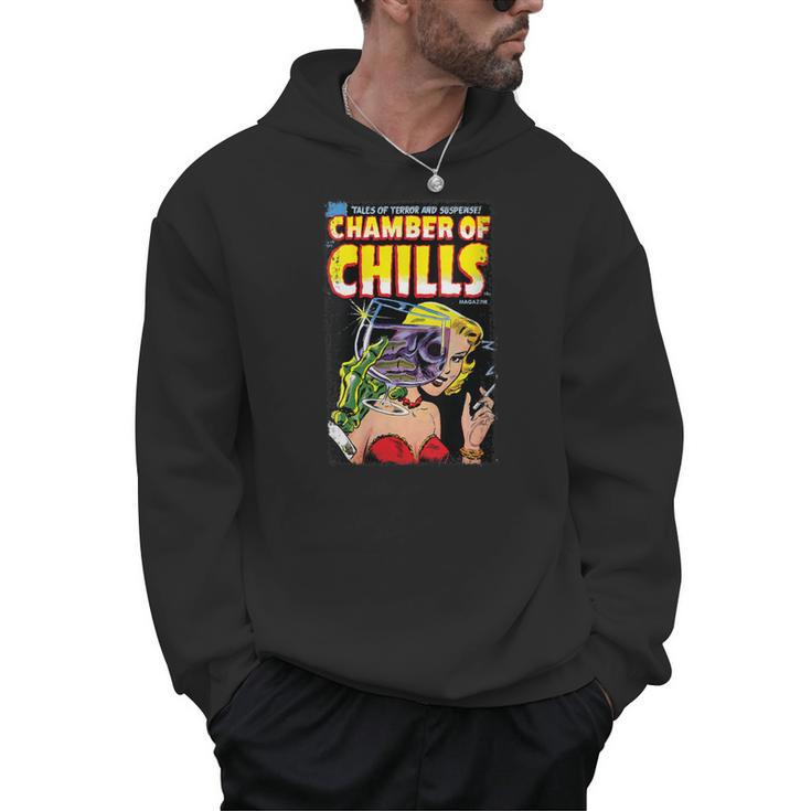 Horror Comic Book Cover Chamber Of Chills 19 Men Hoodie