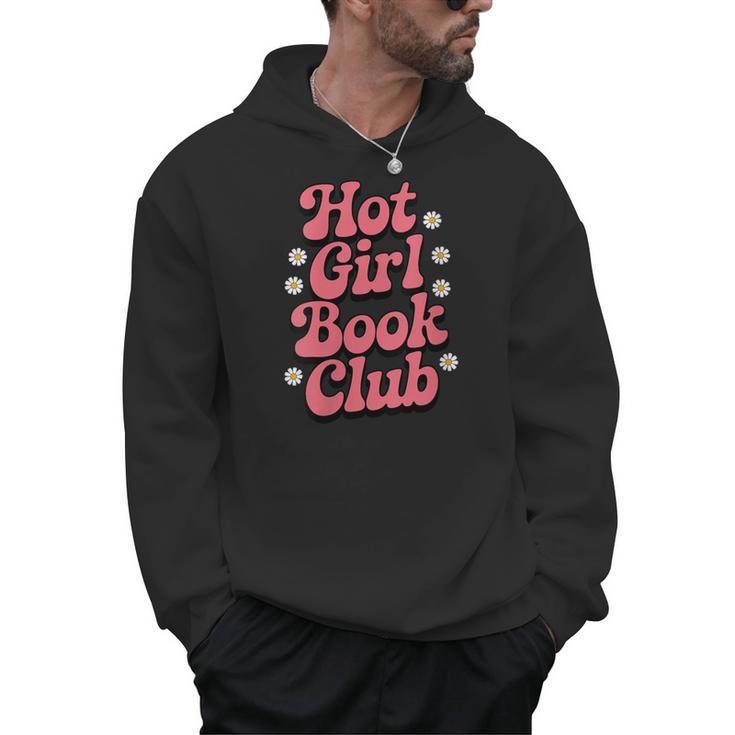 Hot Girl Book Club Retro Daisies Men Hoodie