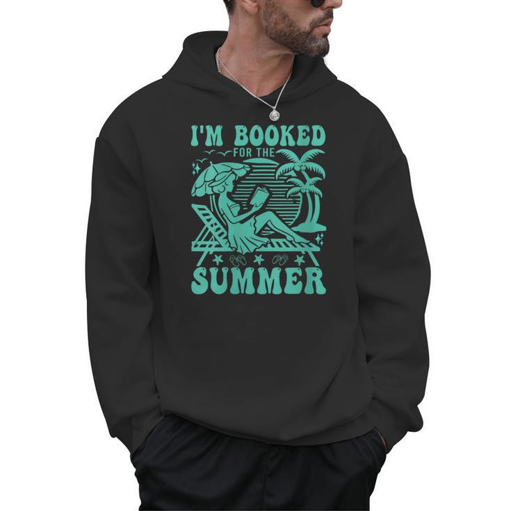 I'm Booked For The Summer Vacation Beach Book Lover Men Hoodie
