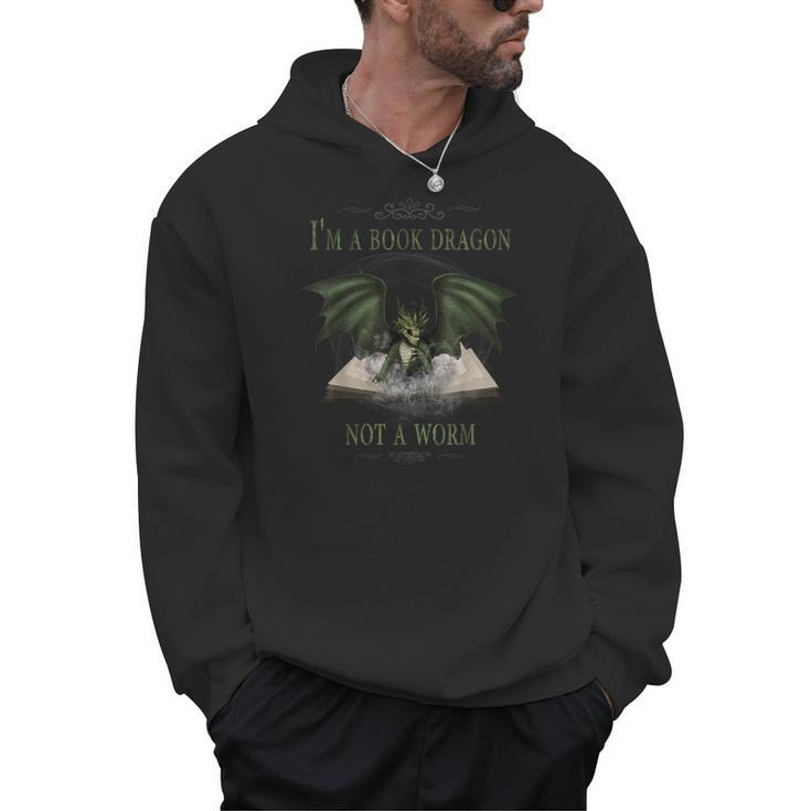 I'm A Dragon Not A Worm Book Men Hoodie