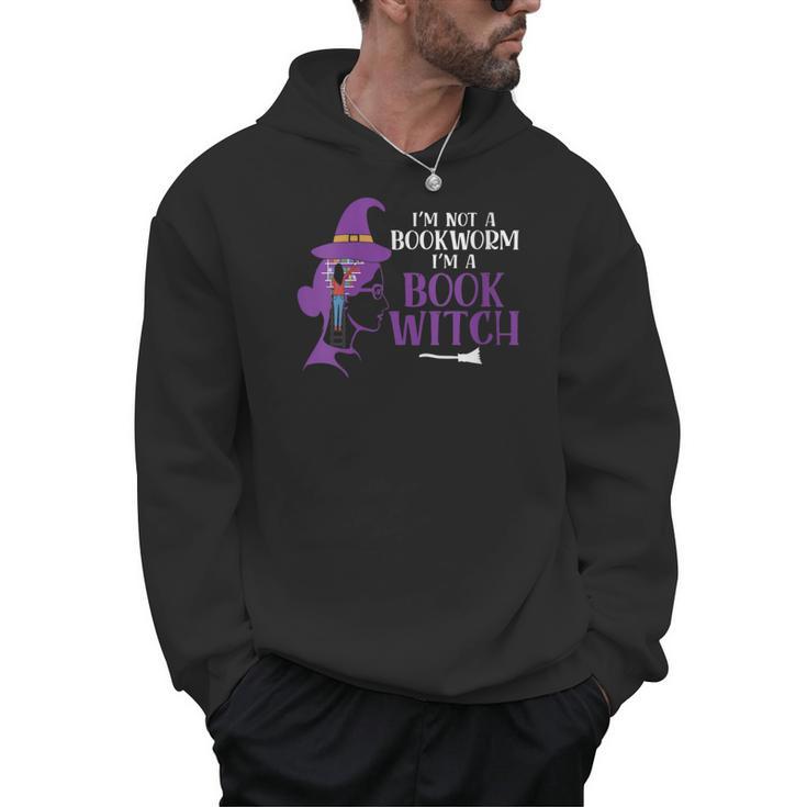 I'm Not A Bookworm I'm A Book Witch Halloween Book Reader Men Hoodie