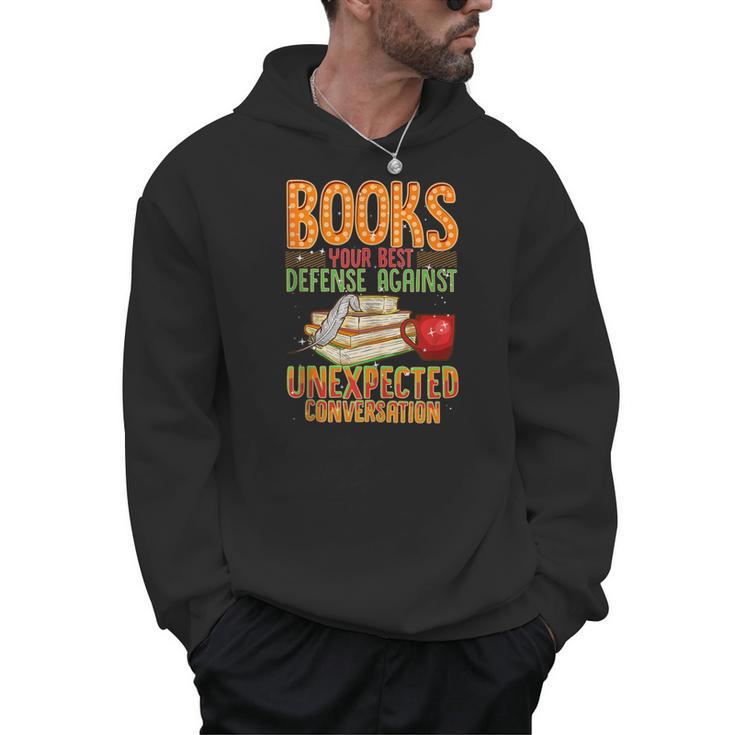Introverts Book Club Members Readers Books Bibliophiles Men Hoodie