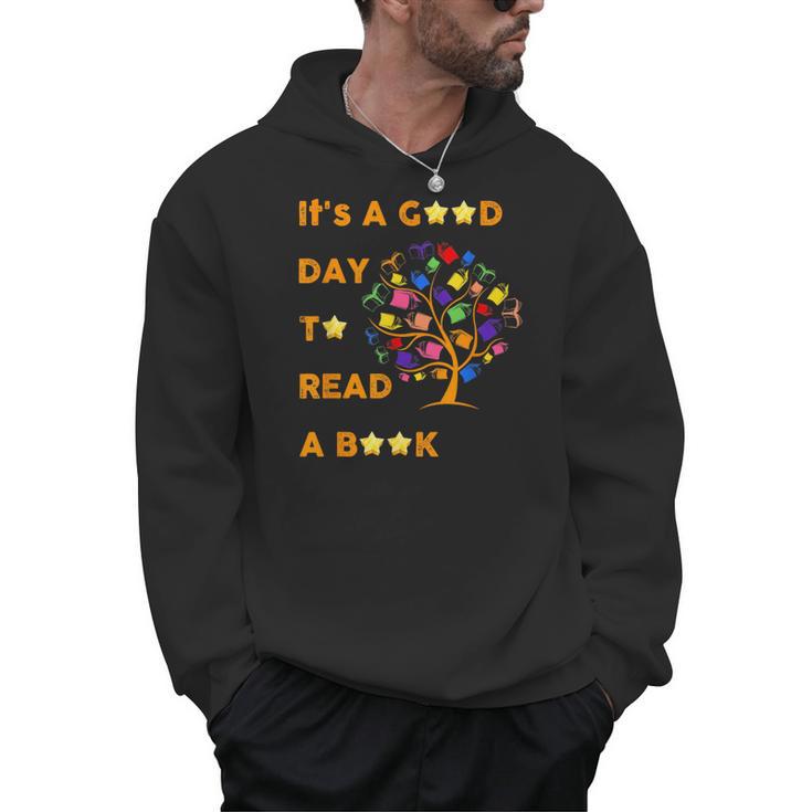 It's a Good Day To Read a Book Children's Book Week- Fall Men Hoodie