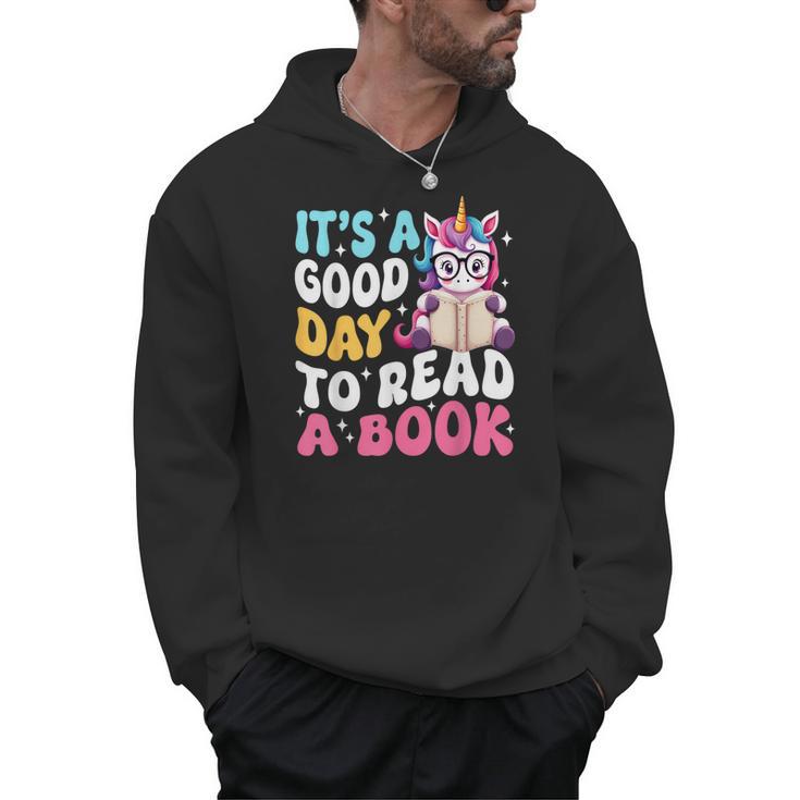 It's a Good Day To Read a Book World Book Day Costume Kids Men Hoodie