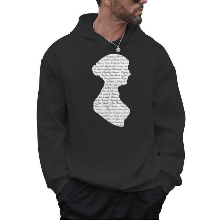 Jane Austen Vintage Quote Literary Book Club Fans T-Shirt Men Hoodie