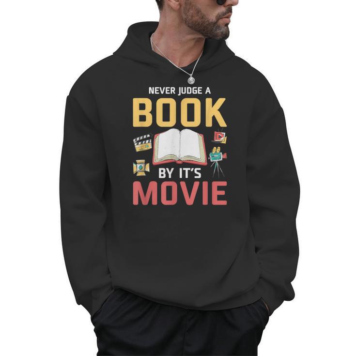 Never Judge A Book By It's Movie Reading Men Hoodie