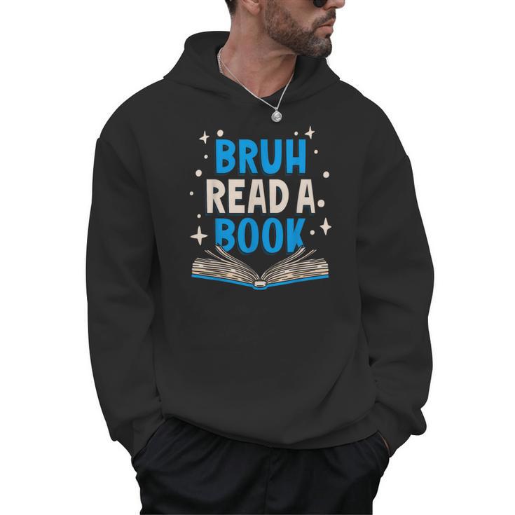 Language English Teacher Bruh Read A Book Men Hoodie
