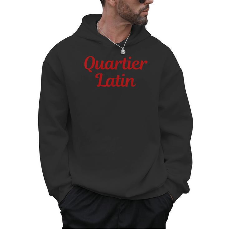 Latin Quarter Paris Tourism 5th Arrondissement Bookstores Men Hoodie
