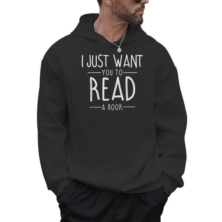 Librarian Book Reader Reading Men Hoodie