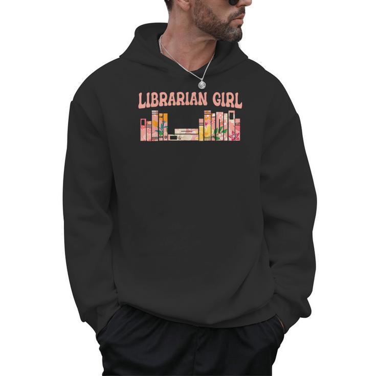 Librarian Girl Book Lover Reading Bookworm Librarian Men Hoodie