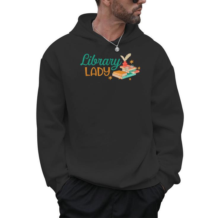 Library Carin Library Reader Book Worm Men Hoodie
