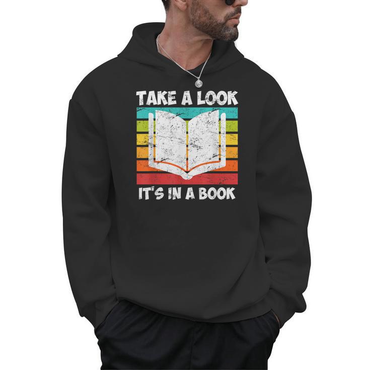 Take a Look Its In a Book Men Hoodie