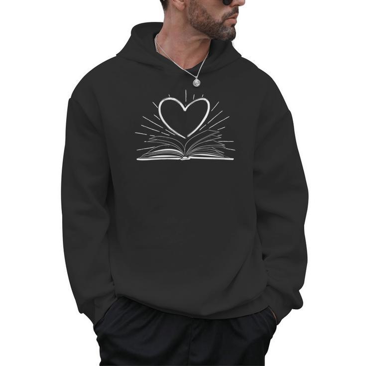 Love Books Reading Men Hoodie