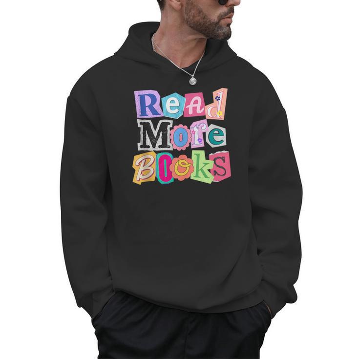 Magazine Letters Read More Books Men Hoodie