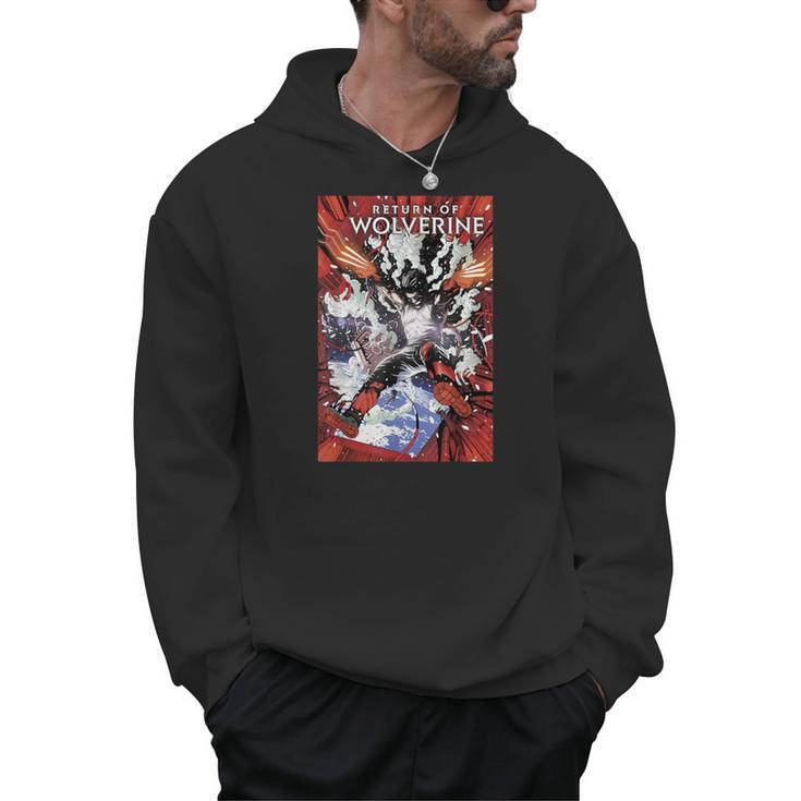 Marvel Comixology Return Of Wolverine Comic Book Cover Men Hoodie