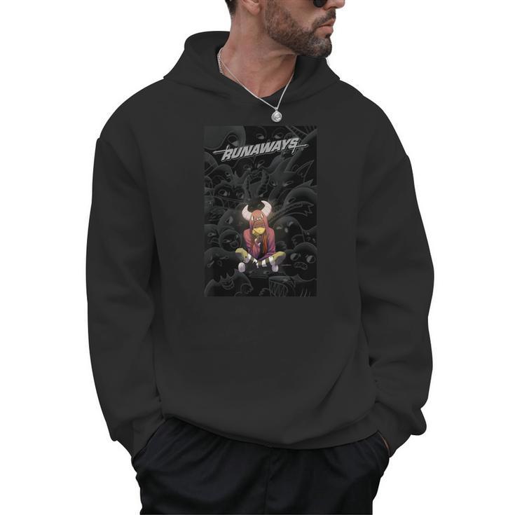 Marvel Comixology Runaways Comic Book Cover Men Hoodie