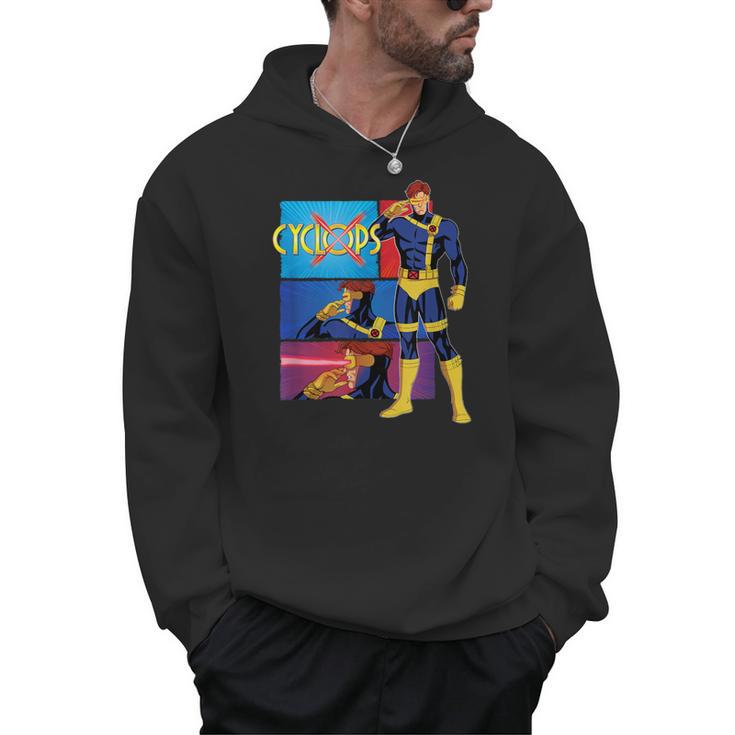 Marvel X-Men '97 Vintage Classic Cyclops Comic Book Panels Men Hoodie