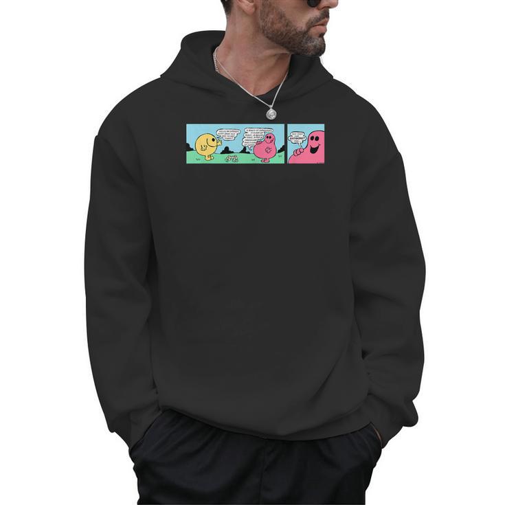 Mr Men Mr Greedy Retro Comic Book Colourful Men Hoodie