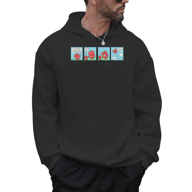 Mr Men Mr Strong Mr Small Retro Comic Book Men Hoodie