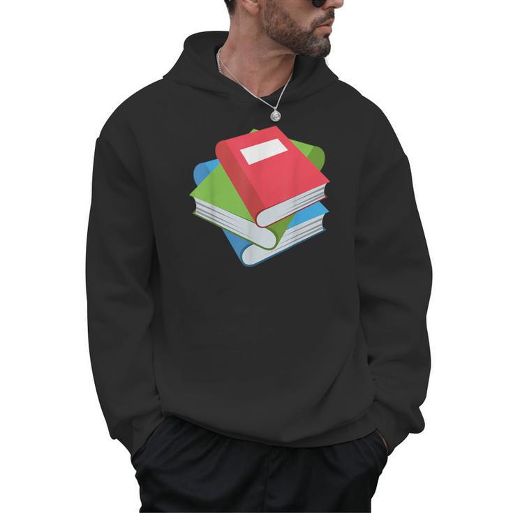Pile Of Books Stack Of Books Costume Men Hoodie