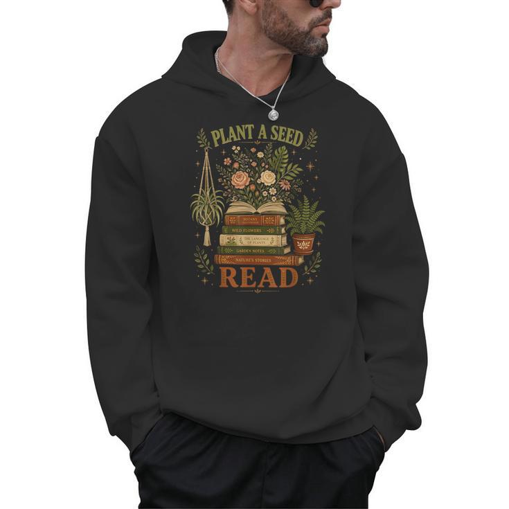 Plant A Seed Read Summer Reading 2026 Teacher Librarian Book Men Hoodie
