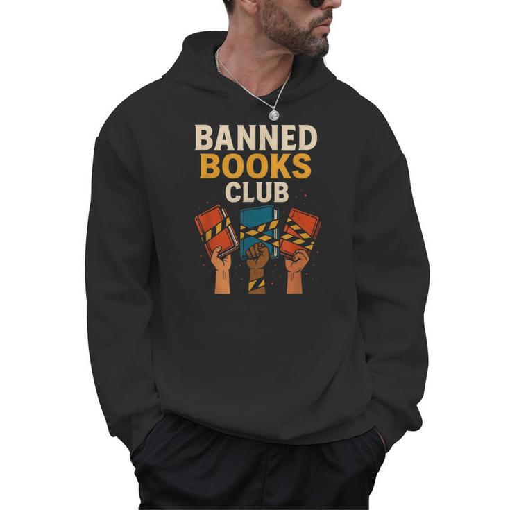 Read Banned Books Club Freely Anti-Censorship Librarian Men Hoodie
