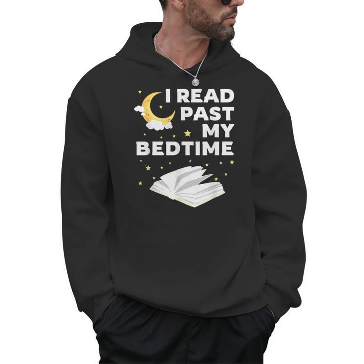 I Read Past My Bedtime Shirts For Book Reader Men Hoodie
