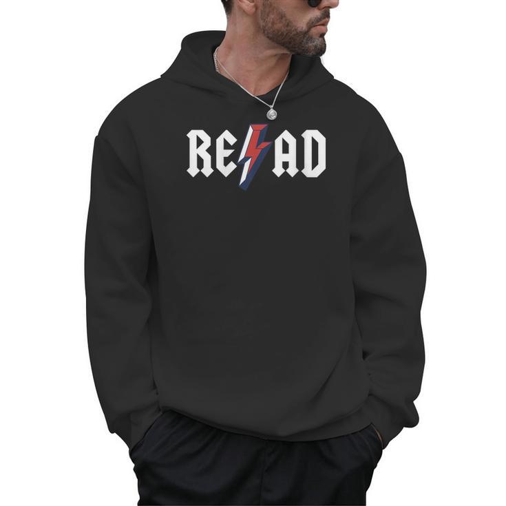 Read Rock N Roll Reading Rock Star Books Lover Men Hoodie