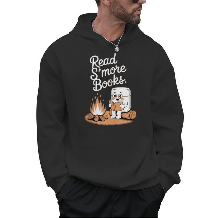 Read S'More Books Camping Outdoors Reading Campfire Smores Men Hoodie Read S'More Books Camping Outdoors Reading Campfire Smores Men Hoodie
